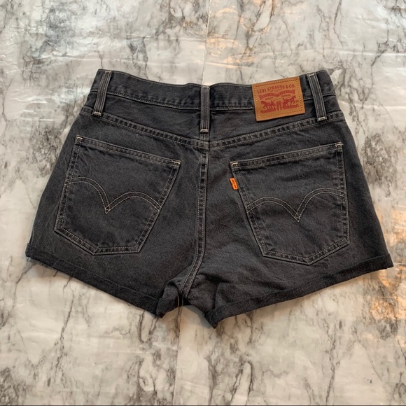 Levi's Pants - Levi’s Orange Tab Black Denim Jean Shorts size 27
